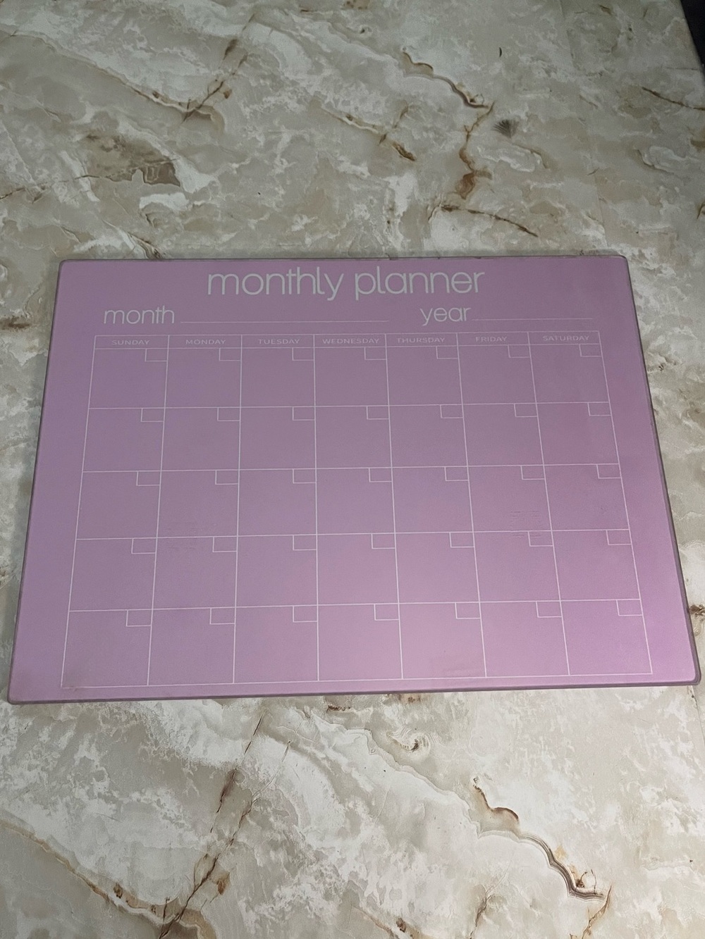 Monthly Planner Erase Marker - Pink